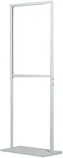 Poster Stand For Display,Floor Standing Sign Holder Notice Stand,Sign Holder,for Wedding Show Display Advertisement(White,50x70cm)