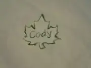 Custom Embroidered Name Patch Iron On Maple Leaf Monogrammed