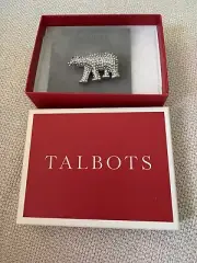 Talbots Silver Polar Bear Pin/Brooch