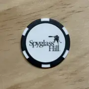 Spyglass Hill Golf Course Pebble Beach - Poker Chip Golf Ball Marker
