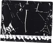 UTHCLO Microwave Oven Cover Microwave Cloth Cover Washing Machine Top Cover Washer Dryer Top Cover Appliance Dust Cover Fridge Dust Cover Microwave Ovens -Proof Covers Black Cotton Linen