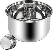 Electric Cooker Diffuser Inner,Stainless Steel Cooker Insert - Safe Comfortable Grip Electric Liner for Rice Pressure