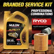 Ryco Oil Filter 5L APX5W40 Engine Oil Kit for Bmw 116I 118I 120I 316Ti 320I