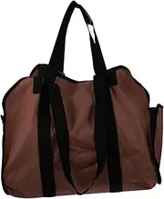 ROMISBABA Collapsible Canvas Firewood Bag Storage Pouch for Camping Outdoor Organizer