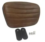 Harley-Davidson Motorcycle Shovelhead FL FLH Back Rest Sissy Bar Rest Pad Brown