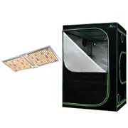 Grow Tent 2200W LED Grow Light Hydroponic Kits System 1.5x1.5x2M