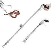 Snake Tong Collapsible Reptile Grabber Rattle Snake Catcher Stainless Steel Wide Jaw Handling Tool with Lock and Comfortable Grip Handle (27/39/47/60/79 inches) (27 inch-Collapsible)