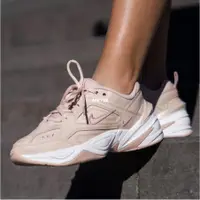 在飛比找蝦皮購物優惠-Nike M2K Tekno 粉白 裸粉 百搭 復古時尚休閒