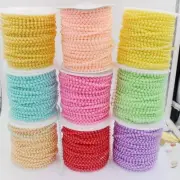 Round Flatback Pearl Bead Chain Necklace Bracelet Chains Jewelry Findings 5meter