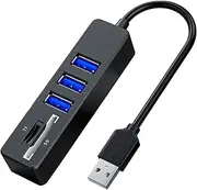 USB Multiport Adapter - Portable High-Speed Laptop USB Port Expander - Direct Docking Station for Home Users, Business Users, Young, Professionals, Beginners