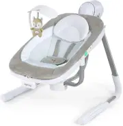 Kids II Anyway Sway 5-Speed Multi-Direction Portable Foldable Baby Swing for 0-