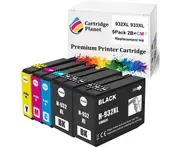 5 Pack (2BK,1C,1M,1Y) Compatible Ink for HP 932XL 933XL for HP Officejet 6100-H611 6100-H611a 6600-H711a 6700-H711n 7110-H812a 7510 7512 7610 7612