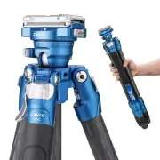 CAVIX L-254C Carbon Fiber Tripod with Ballhead Compact Lightweight Travel Tripod