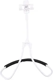 1PC Mobile Phone Neck Holder Shape Phone Stand for Hands Use at Home Versatile Bracket for Desktop Selfie and More