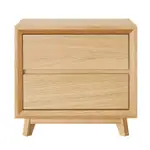[Sleeping Giant] Morgan Oak Bedside Table - 2 Drawer