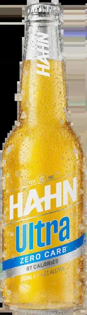 Hahn Ultra Zero Carb - 24 Bottles
