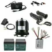 24V 500W Brush Motor Controller Battery kit ATV Go Kart Quad EBike Scooter Trike