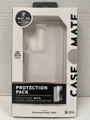 Case-Mate Protection Pack Case & Screen Protector for Galaxy A03s Clear W/ Glass