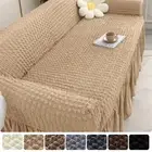 Thick Elastic Seersucker Breathable Sofa Cover Sofa Cover Dust-proof 1/2/3/4Seat