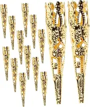 STOBOK Create Unique Jewelry 100pcs 5-Petal Iron Bead Cones Filigree Beads Caps Trumpet Shape Flower Holders