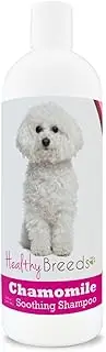Healthy Breeds Chamomile Soothing Dog Shampoo & Conditioner with Oatmeal & Aloe for Bichon Frise - Over 100 Breeds - 8 oz - Gentle for Dry Itchy Skin - Safe with Flea Topicals