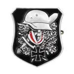 二戰德國陸軍 鐵十字頭盔徽章