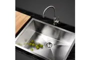 Cefito Kitchen Sink 60X45CM Stainless Steel Basin Single Bowl Silver
