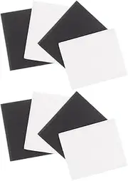 Tofficu 8pcs Self Adhesive Door Corner Seal Foam Pads Weather Resistant Soundproof Cushion for Door Frame Windows and Furniture Strong Adhesion for Temperature Control and Noise Insulation