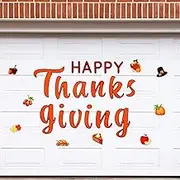 26 Pcs Happy Thanksgiving Garage Door Magnet Fall Harvest Funny Magnets Pumpkin Turkey Maple Leaf Hat Magnetic Decorations for Thanksgiving Fall Party Garage Door Car Refrigerator Home Decorations