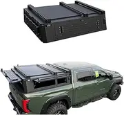 4X4 Auto Tundra Accessories Aluminum Alloy Bed Rack System Hard Top Pick Up Truck Canopy Compatible for Toyota Tundra
