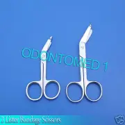 2 Lister Bandage Scissors 5.5"+6.5" Surgical Instruments