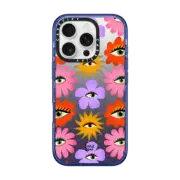 iPhone 16 Pro Impact Case MagSafe Compatible Floral Gaze