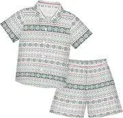[Caihoyu] Toddler Baby Boy Short Sleeve Button Down Shirt Shorts Gentleman Outfits Toddler Boy Outfit Summer Clothing
