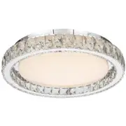 ZAYLA LED Oyster Light W440mm Chrome 3CCT - ZAYLA OY44-CH3C