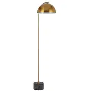 Ortez Floor Lamp Black Terrazzo Antique Gold | Telbix Lighting