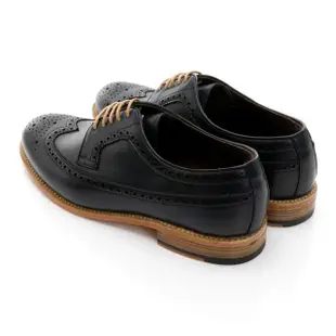【GEORGE 喬治皮鞋】Berwick 西班牙進口-固特異手工縫線立體雕花牛津鞋 -深藍 035010KM-72