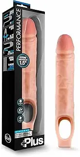 Performance Plus 10'' Silicone Cock Sheath Penis Extender - Flesh 3.8 cm (1.5'') Penis Extender Sleeve