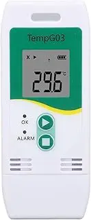 USB Temperature Humidity Data Logger, 32000 Points High Accuracy Temperature Humidity Recorder with PDF CSV Report, Over Temperature Alarm Temperature Humidity Data Recorder