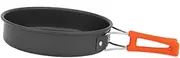 harayaa Frying Pan Skillet Omelet Pan Portable Round Cooking Pot Non-Stick Frying Pan for Hiking Outdoor Camping Backpacking Picnic, M