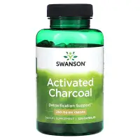 在飛比找iHerb優惠-[iHerb] Swanson 活性炭，260 毫克，120