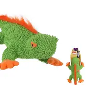 Paws And Claws 40cm Who Zoo Iguana Microfibre Plush/Soft Dog/Pet Toy w/ Squeaker