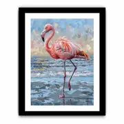 Flamingo Framed print Art Poster