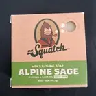 DR SQUATCH Alpine Sage Soap Natural Manly Cold Process Soap Bar 5 oz BNIB