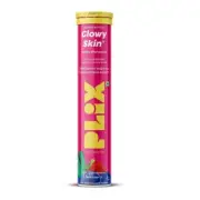 4 X PLIX Skin Glow Glutathione Effervescent Tablets For Clear And Youthful Skin