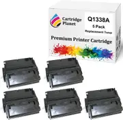 5 Pack Compatible Toner Cartridge Replacement for HP Q1338A 38A (12,000 Pages) for HP Laserjet 4200 4200DTN 4200DTNS 4200DTNSL 4200L 4200Ln 4200Lvn 4200N 4200TN