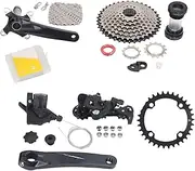 9 Speed Freewheel, Aluminum Alloy Crank, 11 to 40T Cycling DIY Kit, for Family and Friends, for Cycling Enthusiasts