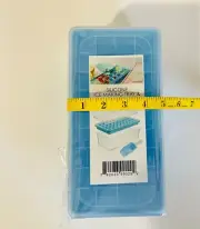 New Silicone Ice Cube Tray with Lid Scooper and Bin - Blue