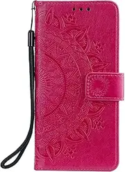 [Bnvdfre] for Samsung Galaxy A15 4G/5G Case Protective Samsung Galaxy A15 4G/5G Wallet Phone Case Flip PU Leather Shockproof Card Holder Magnetic Stand Cover for Samsung Galaxy A15 4G/5G, Red