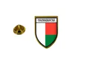 pins pin's flag national badge backpack hat shield world madagascar