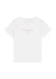 Balmain Kids Logo-embroidered Cotton T-shirt (12-36 Months) - White - 18 Months (18 Months) 18 MONTHS (18 months)